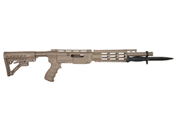 This is an Archangel conversion stock for the Ruger 10/22 in desert tan, made by Pro Mag