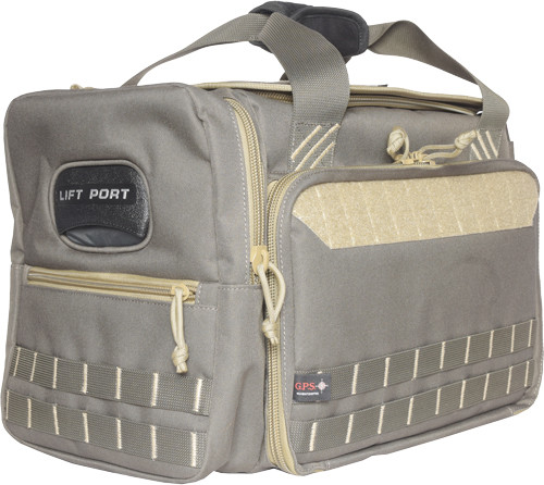 Gps M/l Range Bag W/ Cradles - For 4 Handguns Rifle Grn/khaki