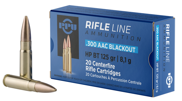 Ppu Standard Rifle, Ppu Pp300bh     300bo       125 Hpbt         20/50