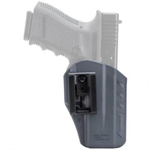 This is a Blackhawk holster for the Glock 19 / 23 / 32. Inside the waist, left or right hand.