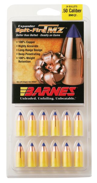 Barnes Bullets Spit-fire Tmz, Brns 30604 .451 50c 290 Tmz Sptzf   24