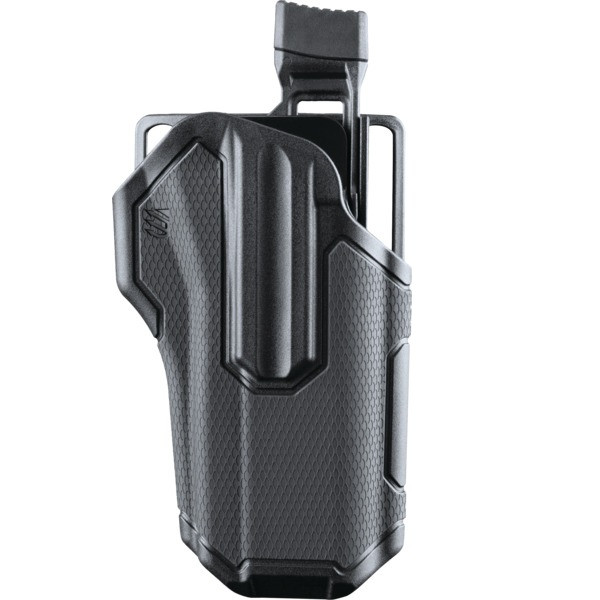 Blackhawk Omnivore Non-Light Bearing Holster. Fits more than 150 different models. This holster does not wear finish on your firearm due to unique rail locking system.
