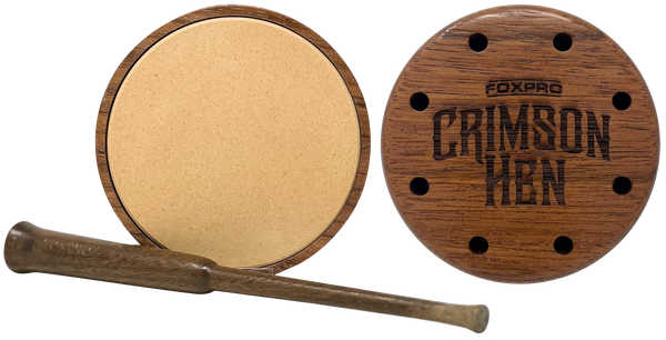 Foxpro CRIMSONCER Crimson Ceramic Fullsize Friction Turkey Sounds Cherry Wood