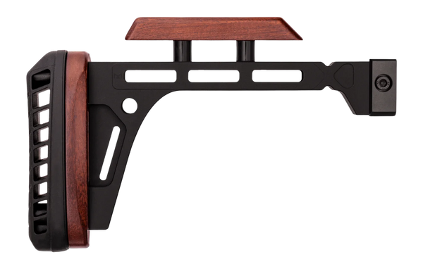 Woox SH.STK122.03 Forty-Seven Edge Stock Fixed Aluminum/American Walnut
