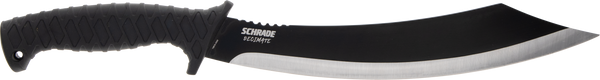 Schrade 1182527 Decimate Parang  11.75" Fixed Parang Plain Black Black Oxide 3Cr13 Steel Blade 6.75" Black Rubber Overmold Handle Includes Sheath