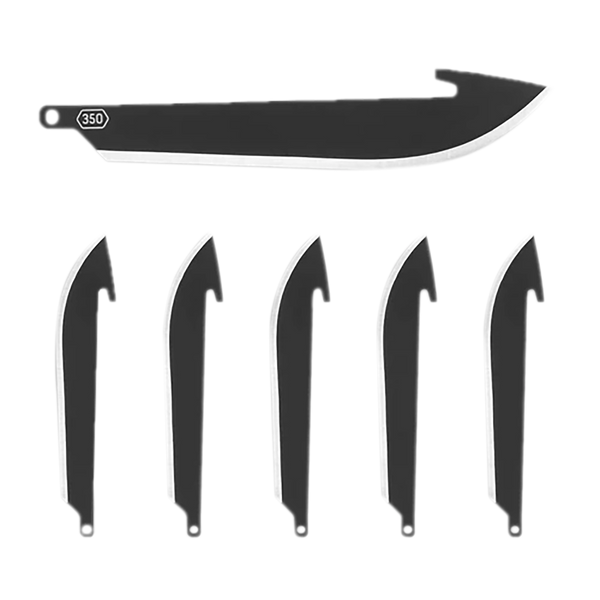 Outdoor Edge 3.5" Replacement - Blades 6-pack Black Blades