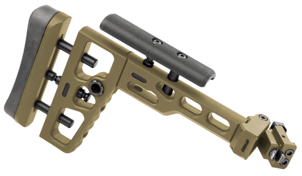 Samson 040617032 S.A.S. K Folding Stock Flat Dark Earth Anodized Aluminum