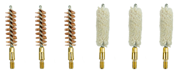 KleenBore 9-SET Handgun Brush & Mop Set .38/ .357/ 9mm #8-32 Thread