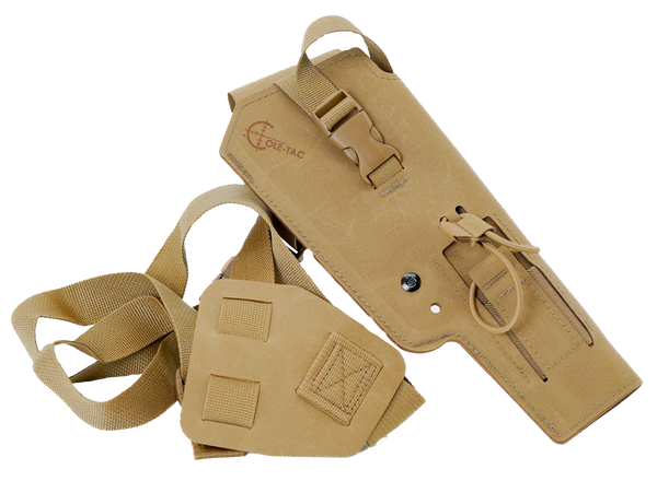 Cole-tac VW212 Varmint Wrangler Pistol Holder Coyote Brown Left Hand