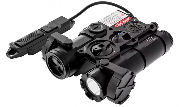AGM Global Vision WLAD-CLA1-B1 WLAD 1B  Black Green Laser & IR Pointer/Illuminator Coaxial Dual Laser White LED 300 Lumen