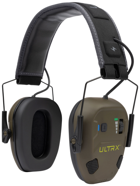Ultrx Bionic Fuse Ion E-muff - Bluetooth Earmuff 22db Olive<