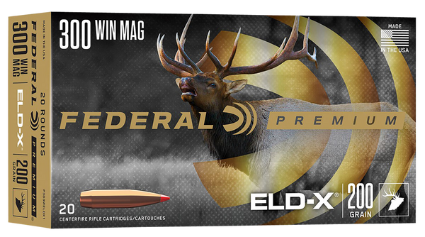 Federal 300 Win Mag 200gr - Eldx 20rd 10bx/cs