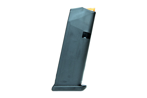 Gen 5 Glock 17 magazine with a maximum capacity of 17 rounds of 9mm. Manufactured by Glock INC