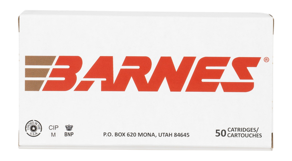 Barnes 9mm Subsonic 147gr - JHP 50rd 10bx/cs