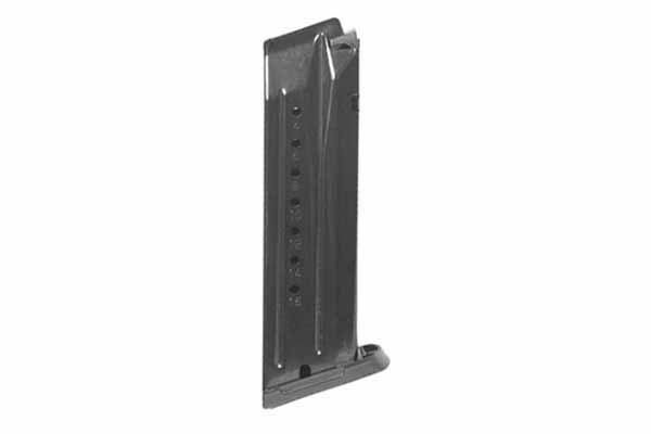 Security 9 magazine which holds a maximum capacity of 15 rounds of 9mm. Manufactured by Ruger