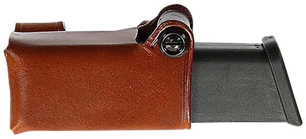Galco HMC24 HMC Mag Carrier Horizontal Tan Steerhide Fits Glock 17 Gen 1-5 Ambidextrous