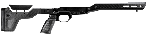 Mdt Sporting Goods Inc 104999BCF HNT26 Chassis Carbon Fiber Furniture, Aluminum Base, Folding Stock with Adj. Cheekrest, M-LOK Forend, QD Sling Mounts, AR-Style Grip Fits Short Action Remington 700