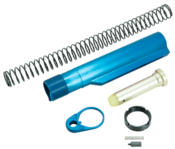 Timber Creek Outdoors ARBTKB Buffer Tube Kit  Blue Anodized for AR-15