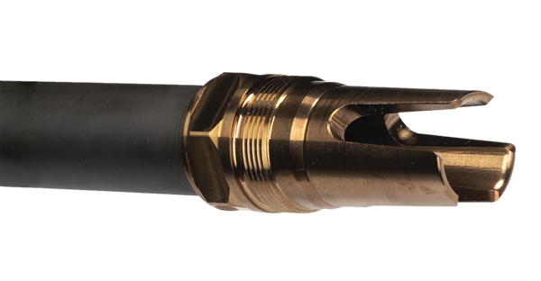 Q LLC ACCFH3/4-24 Flash Hider  7.62 Steel 3/4"x24 Threads 2.13" OAL