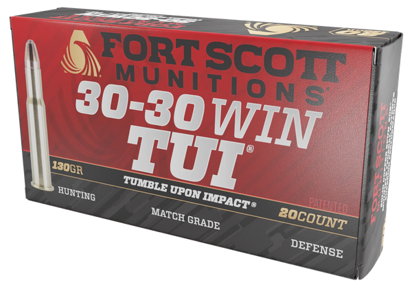 Fort Scott 30-30 Win 130gr Tui - Solid Copper 20rd 10bx/cs