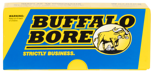 Buffalo Bore Ammunition 33B20 Personal Defense Strictly Business 38Super +P 124gr Jacket Hollow Point 20 Per Box/12 Case