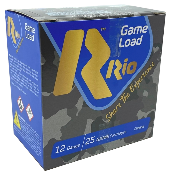 Rio Ammunition TGHV3675 Game Load High Velocity 12Gauge 2.75" 1 1/4oz 7.5Shot 25 Per Box/10 Case