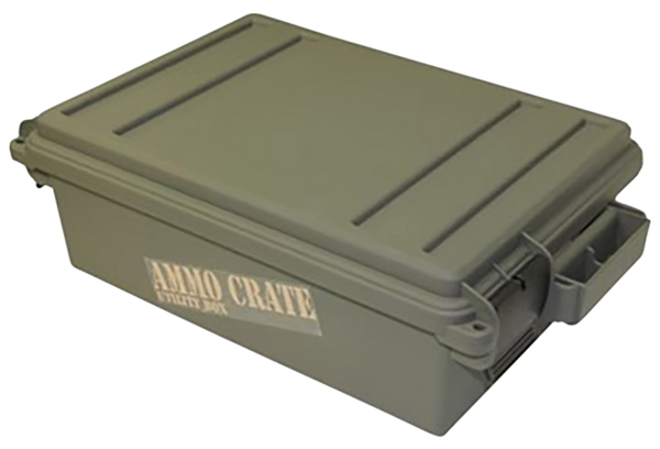 MTM Case-Gard ACR418 Ammo Crate Utility Box 12 Gauge Army Green Polypropylene