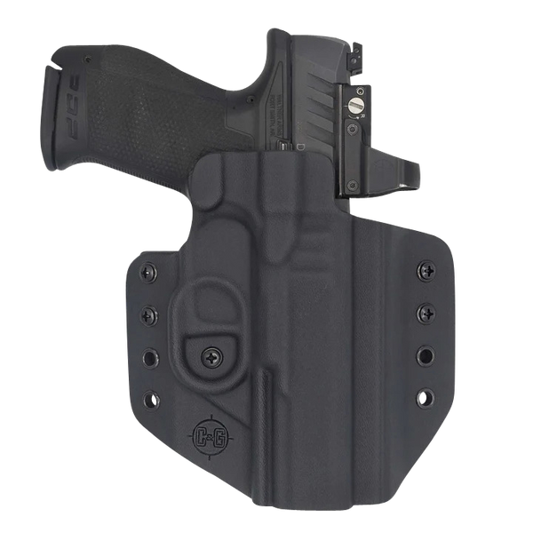C&G Holsters 1206100 Covert  OWB Black Kydex Belt Loop Fits Walther PDP 4.5" Right Hand