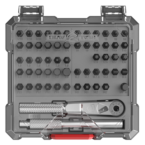 Real Avid X3 Driver 57-piece - Gunsmithing Bit Set