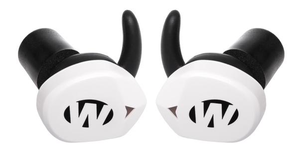 Walker's GWPSLCR2BTWHT Silencer BT 2.0 Electronic Ear Buds Sports South Exclusive White Polymer