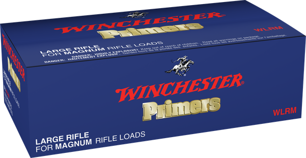 Winchester Ammo WLRM Centerfire #8-1/2M - 120 Large Magnum Rifle 1000 Per Box/5 Case