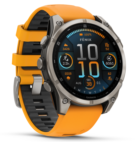 GAR 010-02904-10    FENIX8 47mm AMOLED ORNG/TTNM