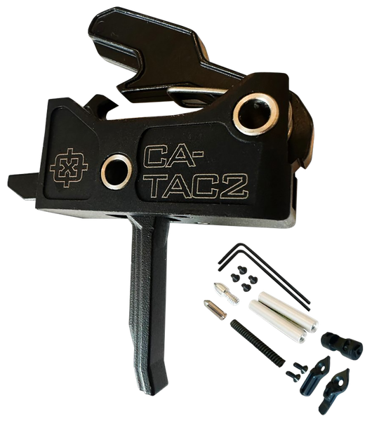Cross Armory CRAR15TDIBK Tac 2 Flat Faced Black Two-Stage Drop-In