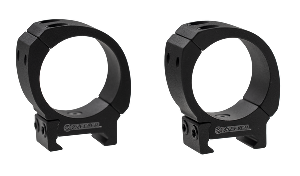 Wheeler 1133750 Sporter Scope Rings  Black 30mm Low