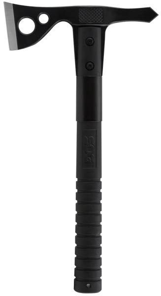 S.O.G SOGF06TNCP FastHawk  2" Blade 420HC SS Blade Black Side Hammer Checkering w/"SOG" GRN Handle 12.50" Long Tomahawk