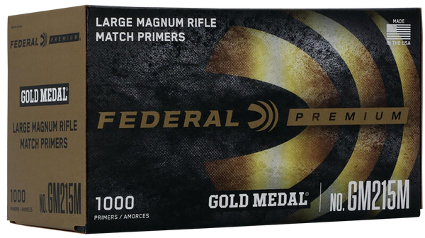 Federal GM215M Gold Medal Premium Multi Caliber 1000 Per Box/5 Case