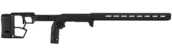 Mdt Sporting Goods Inc 116079BLK ACC Premier Gen2 Chassis Cerakote Black Aluminum Fits Ruger American Rimfire 34.40" OAL