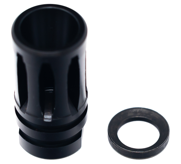 Faxon Firearms FFMD762A2  A2 Flash Hider Black Nitride 5/8"x24 Threads 30 Cal