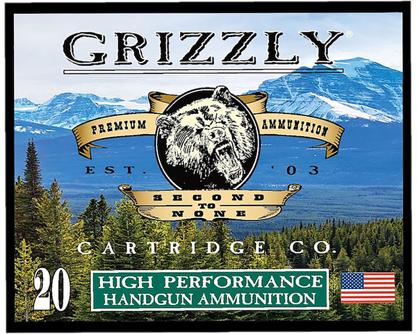 Grizzly Ammo GC38SP+P9   38Special+P 148gr Full Metal Jacket Flat Point 20 Per Box/10 Case