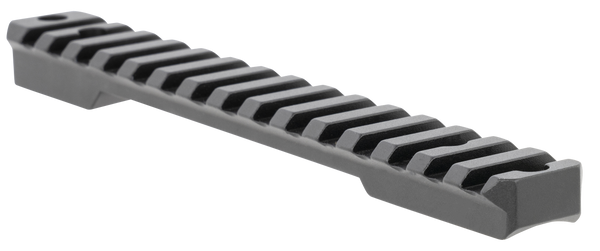 Talley PLM258779 Fierce Rivalry Picatinny Rail  Black Anodized Long Action 20 MOA