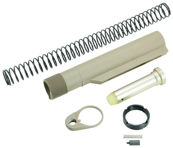 Timber Creek Outdoors ARBTKFDE Buffer Tube Kit  Flat Dark Earth AR-15/AR Style