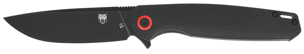 Cobratec Rath 3.5" Folder - Black D2 Black Blade