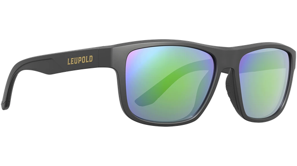 Leupold 179099 Performance Wear Katmai Emerald Mirror Lens Polycarbonate Matte Black Frame