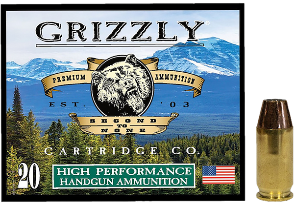 Grizzly Ammo GC45A+P8   45ACP+P 230gr Jacketed Hollow Point 20 Per Box/10 Case