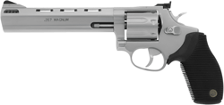 627 Tracker that shoots .357 Magnum. Has a 6.5" Barrel with a stainless steel finish and a ported barrel. Manufactured by Taurus!