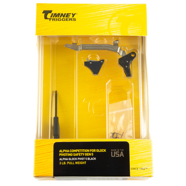 Timney Trigger Pivot Competn - For Glock Gen 5 3lb Black