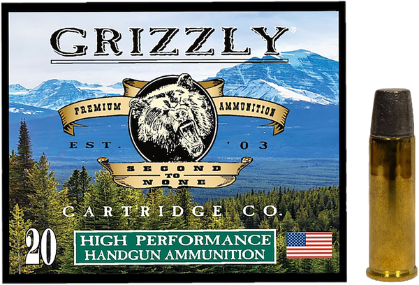 Grizzly Ammo GC41M5   41Mag 265gr Wide Flat Nose Gas Check 20 Per Box/10 Case