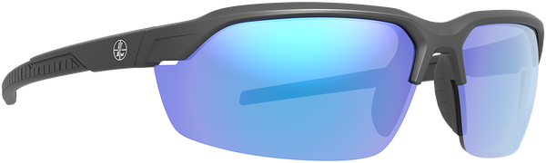 LEU 186754 TRACER     MATTE BLACK     BLUE MIRROR