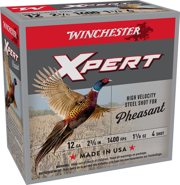 Winchester Xpert Steel 12ga - 2.75" 1-1/8oz #4 25rd 10bx/cs