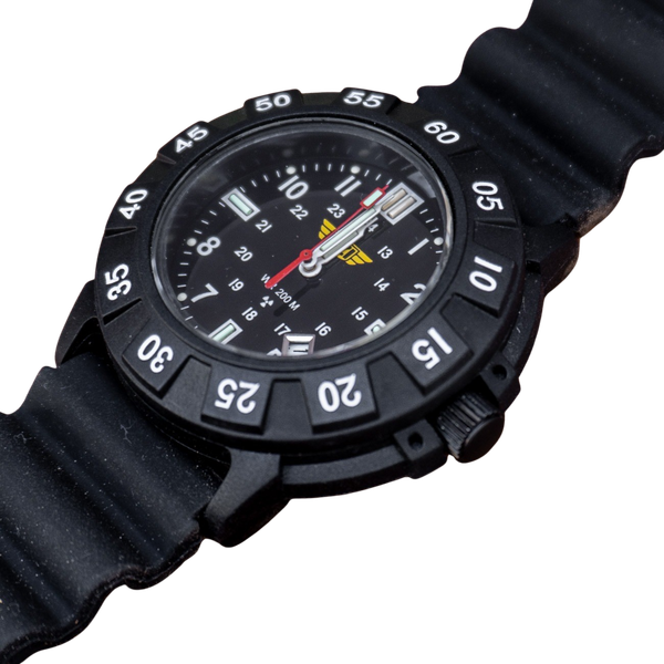 CAMP UZI-001      PROTECTOR WATCH TRIT BK RUBBER